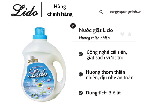 nước giặt lido hương thiên nhiên quang minh