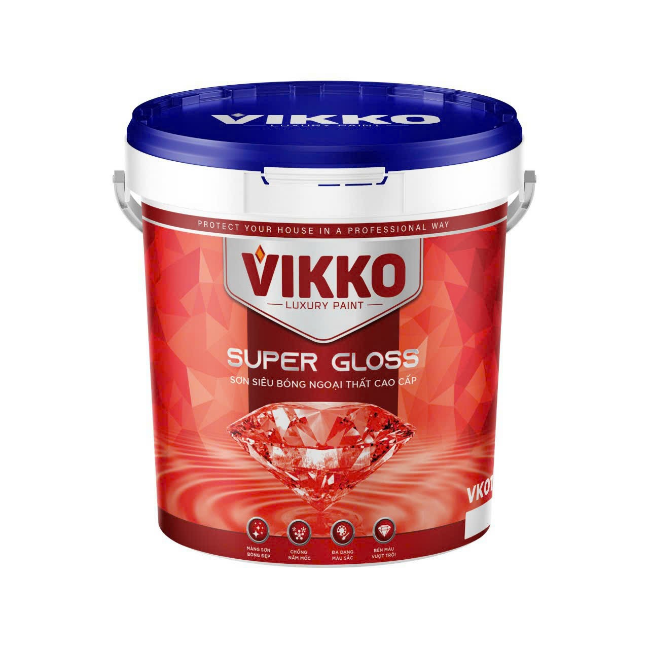 Sơn siêu bóng ngoại thất cao cấp Vikko